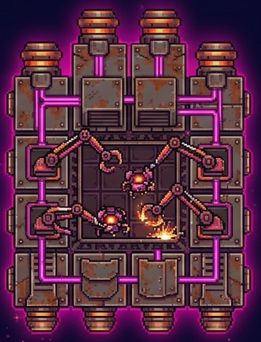 Junk Matriarch, a large scrap carrier with welding arms